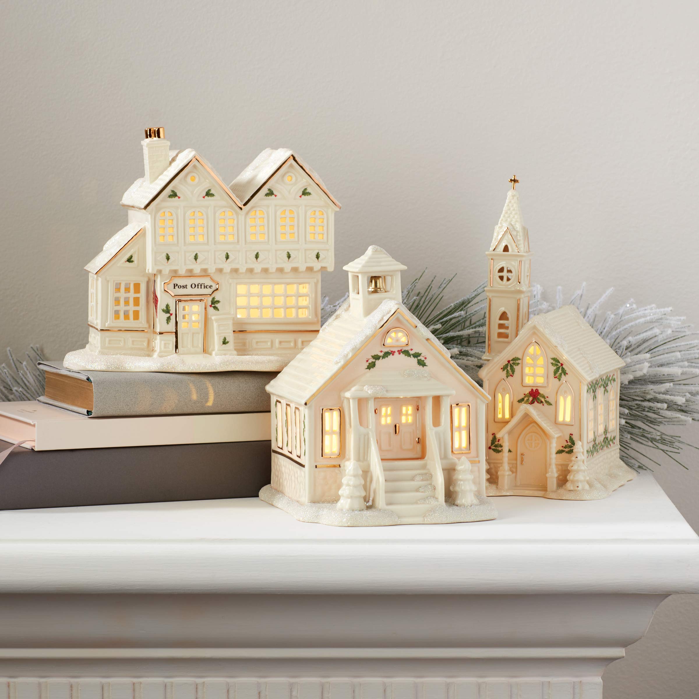 クリスマス Lenox Lighting man Castle Vintage Lenox Snowman Lighted Castle. (Retired) | eBay